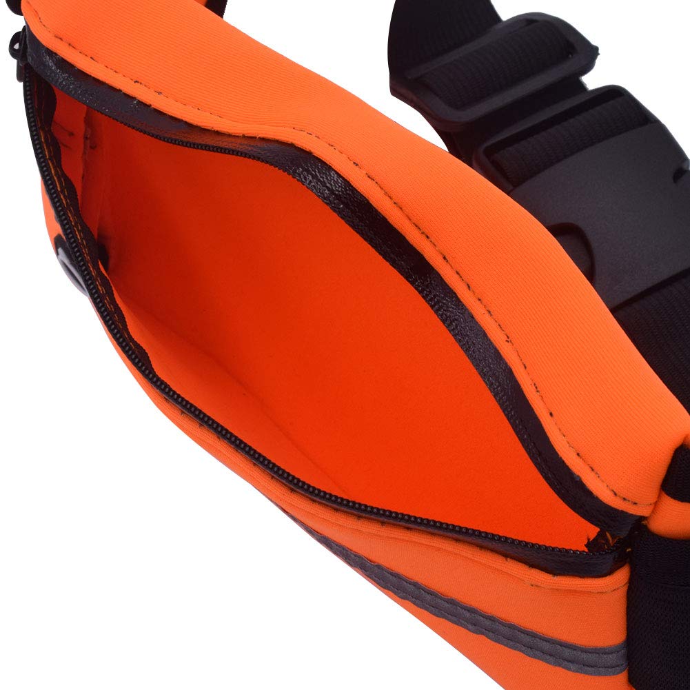 3 szt. pasek do biegania o dużej pojemności wodoodporny zestaw talii do przenoszenia telefonów do 65 cala z regulowanym elastycznym paskiem dla kobiet mężczyzn na siłownię treningi ćwiczenia kolarstwo spacery podróż - obrazek 4