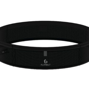 FlipBelt Lekki pas powietrzny do biegania fitness i biegania nerka dla kobiet i mężczyzn bez otarć opaska na talię do telefonu klucze pieniądze pas do przechowywania odprowadzający wilgoć firma USA