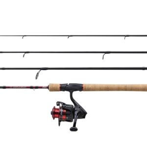Abu Garcia Diplomat V2 Travel Combo Rod and Reel Combo - Idealne do podróży spinningu z twardym futerałem podróżnym