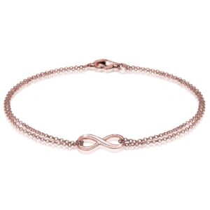 Elli Bransoletka damska symbol nieskończoności ze srebra wysokiej prób
