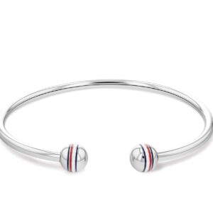 Bransoletka Tommy Hilfiger 2780490 Typu Bangle - Elegancki Srebrny Design