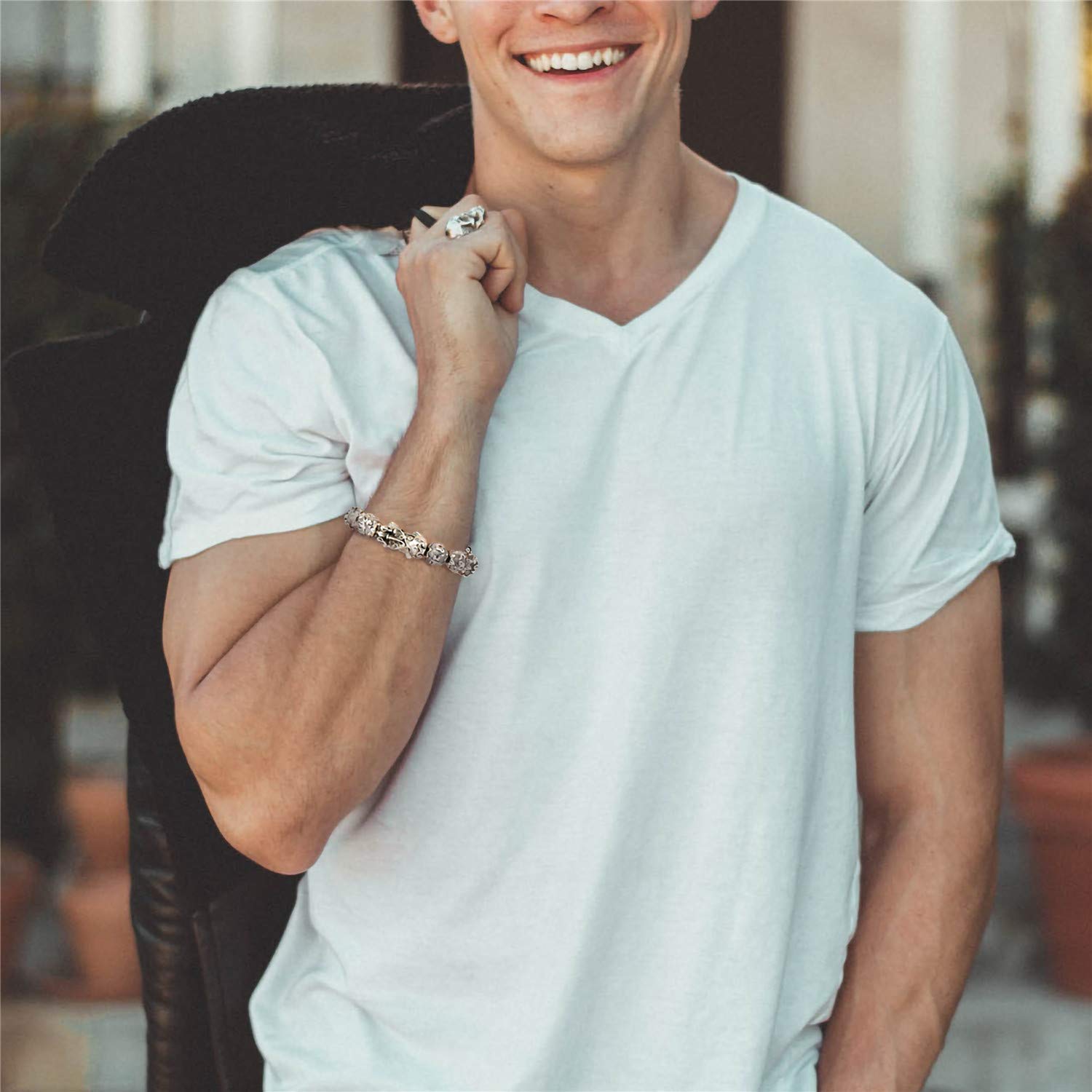 Bransoletka Feng Shui Pi Xiu z koralików - przyciąga bogactwo i powodzenie - obrazek 3