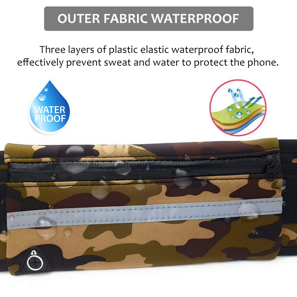Pas do biegania Mężczyzna Kobieta i Pokrowiec Wodoodporny do smartfonów do 7.3" Kompatybilny z iPhone 14 14 Pro 14 Pro MAX 14 Plus 13 13 Mini Samsung S22 S22+ S22 Ultra Cam Neg Wodoodporny - obrazek 2