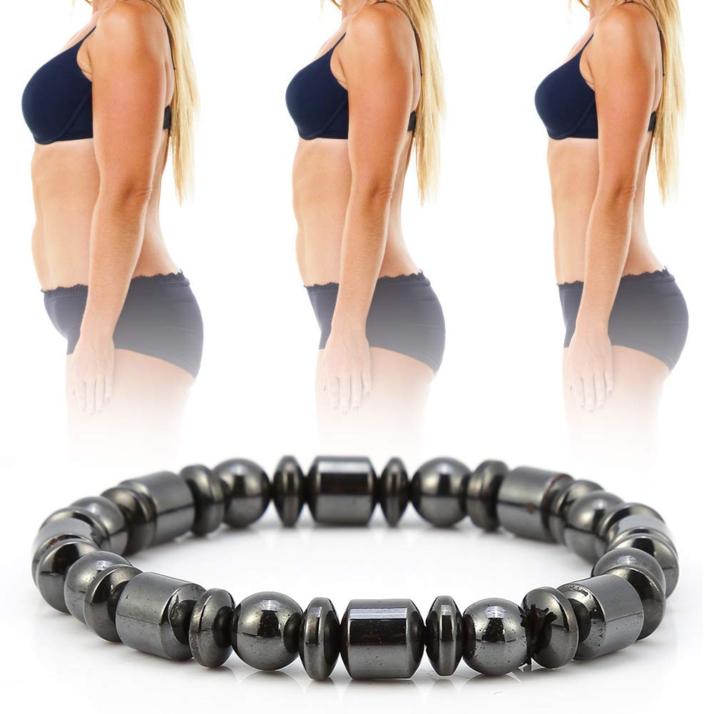 Bransoletka magnetyczna do terapii - czarna, wyszczuplająca, opieka zdrowotna - idealny prezent