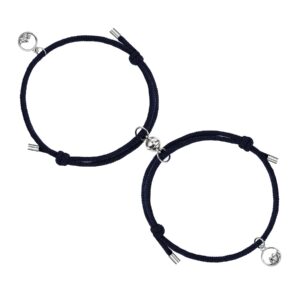 Zestaw 2 plecionych bransoletek magnetycznych - idealny prezent urodzinowy!