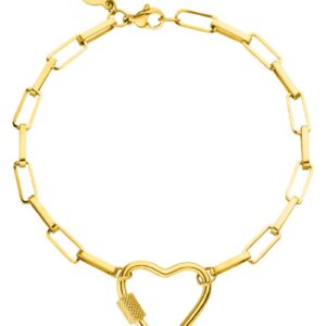 Purelei® Palekana Heart bransoletka, damska bransoletka z trwałej stal