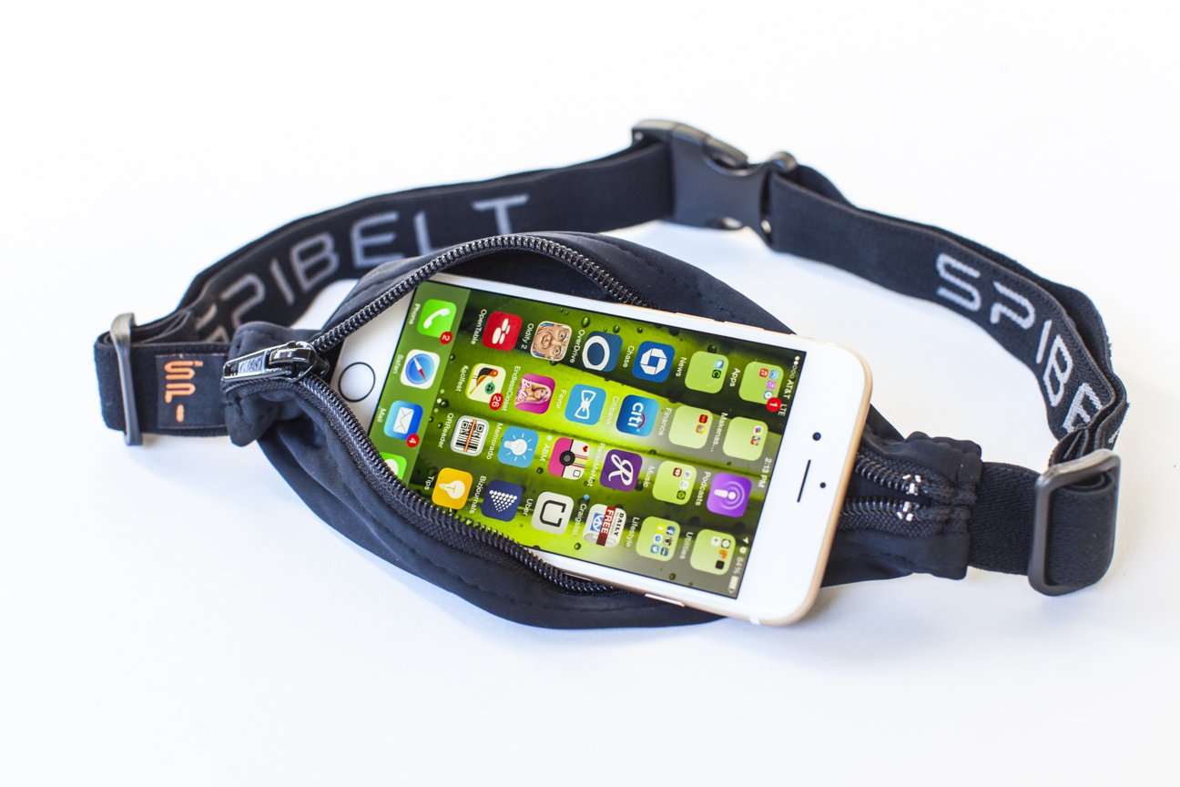 Spibelt Oryginalna Basic Black with Titanium Zipper torba do biegania S-XL - obrazek 4