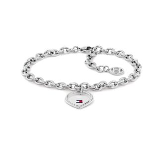Tommy Hilfiger Hearts Family Damen Armband mit Anhänger aus Edelstahl