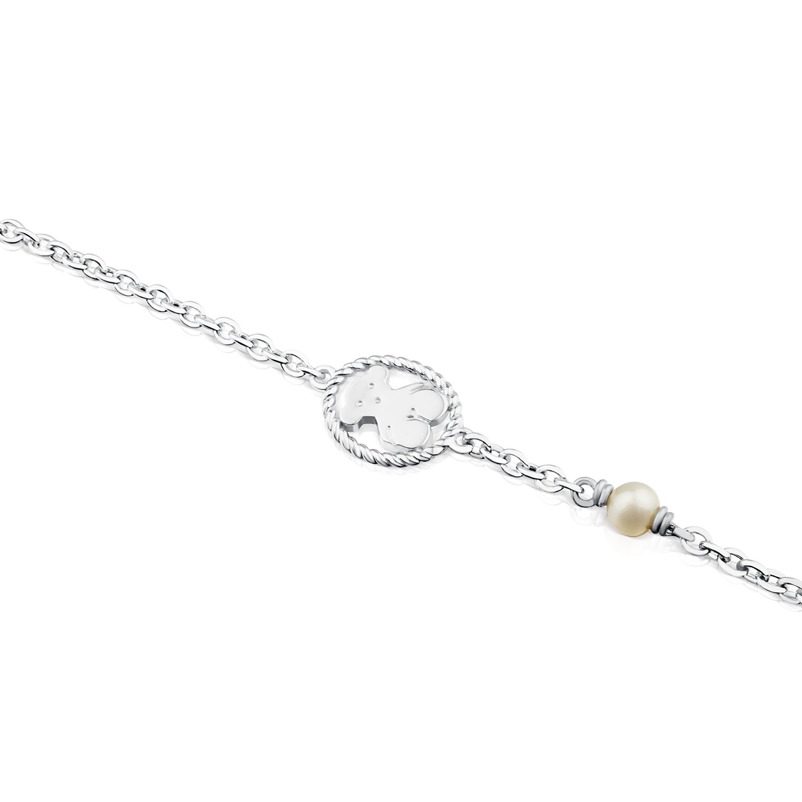 TOUS Camee - bransoletka ze srebra wysokiej próby, z motywem niedźwied - obrazek 4
