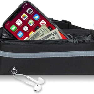 Pas do biegania dla kobiet i mężczyzn + miękki oddychający Microfiber chłodzący ręcznik sportowy Combo - butelka wody talia Fanny Pack regulowany