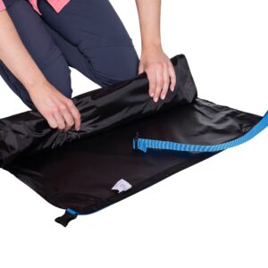 Tatonka Unisex – sprzęt dla dorosłych Wrap & Roll L pomoc w pakowaniu czarny 75 x 75 cm