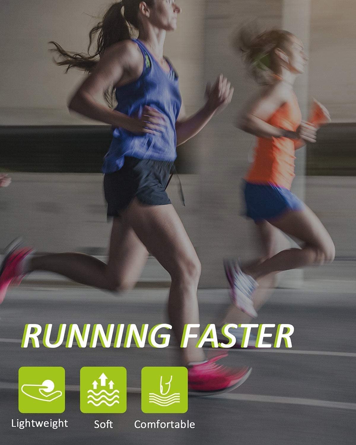 Pasek do biegania na telefon komórkowy wodoszczelna sportowa torba biodrowa ultralekka torba na brzuch z regulowaną taśmą gumową do biegania fitnessu czarny (1) - obrazek 3