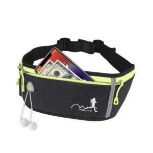 Heveer Sportowa saszetka biodrowa wodoszczelna pasek do biegania na telefon komórkowy z otworem na słuchawki paski odblaskowe do biegania fitnessu