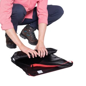 Tatonka Unisex – sprzęt dla dorosłych Wrap & Roll M pomoc w pakowaniu czarny 48 x 45 cm