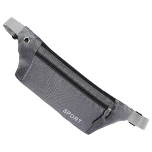 BNAM Torba Sportowa Wodoodporna Kobiety Mężczyźni Torba Do Biegania Jogging Podróży Piesze Wycieczki Rowerowe Palesra Chodzenie Ecursions UnisexRegulowany Pas szary sport