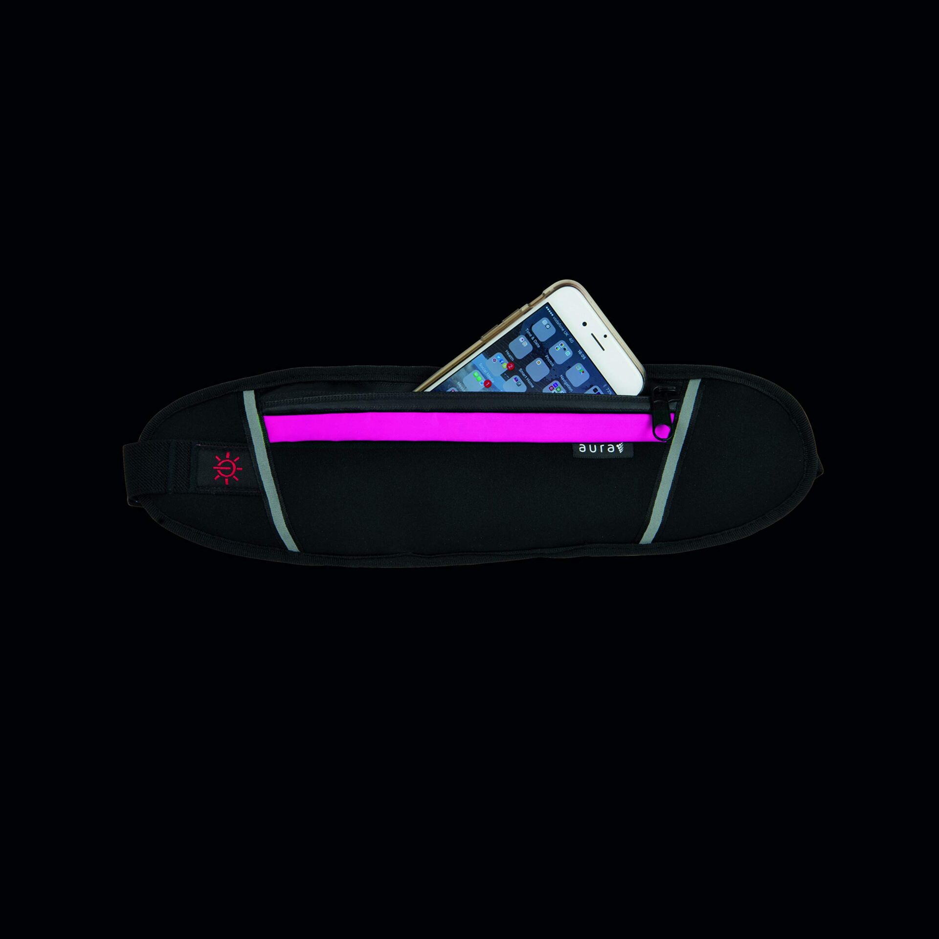 Aura Odblaskowa torba na talię LED z widocznością - obrazek 3