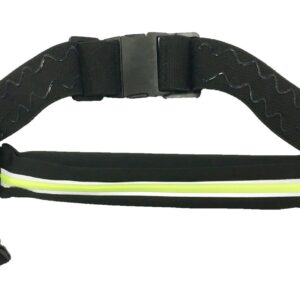 It's running Single Race Belt pas do biegania torba biodrowa czarny/żółty jeden rozmiar