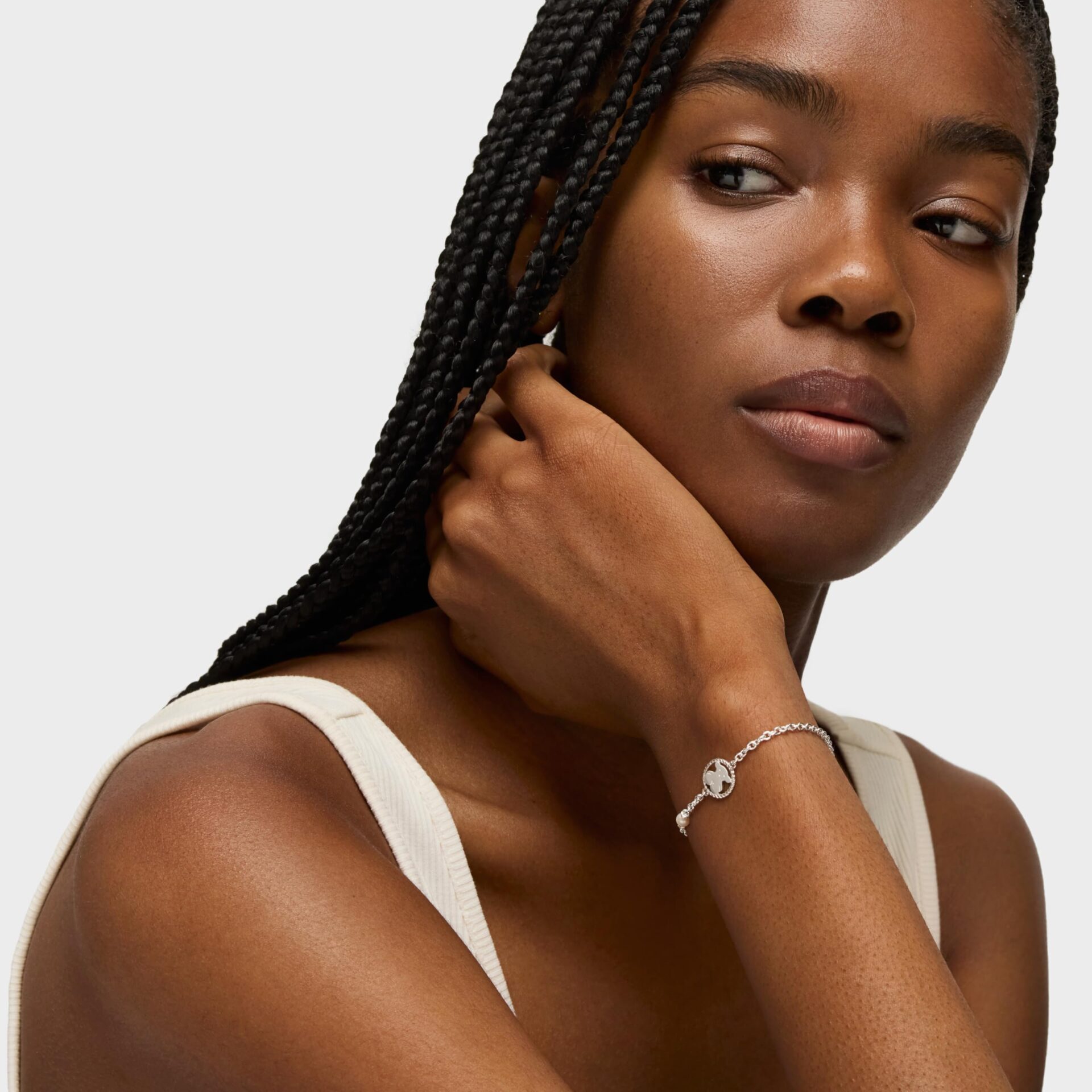 TOUS Camee - bransoletka ze srebra wysokiej próby, z motywem niedźwied - obrazek 3