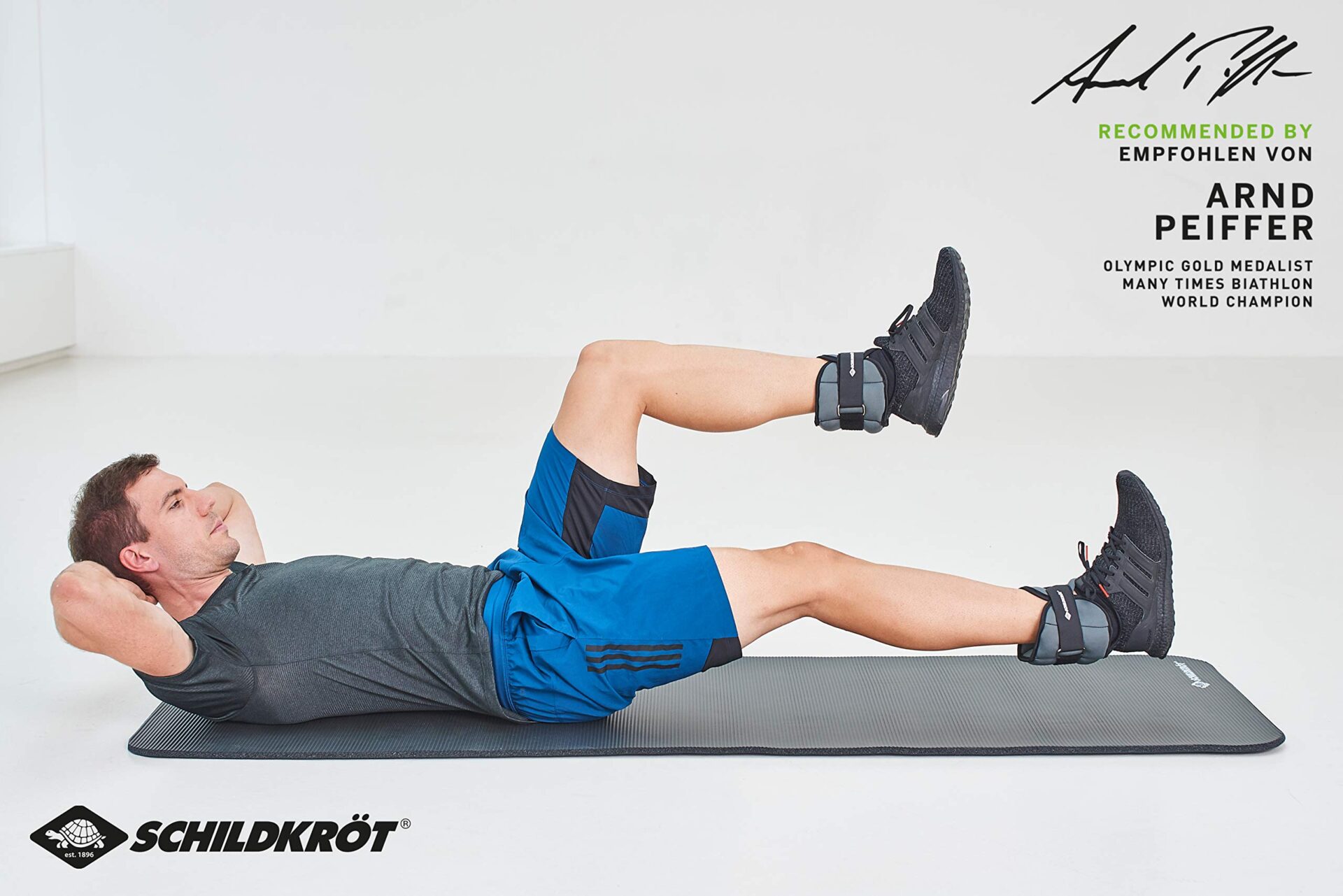 Schildkröt Mankiety obciążnikowe na rękę, nogę, 1,0 kg, zestaw - obrazek 5