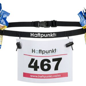 pas numeryczny wyścigu (z 6 pętlami żelową) - do mocowania i trzymania