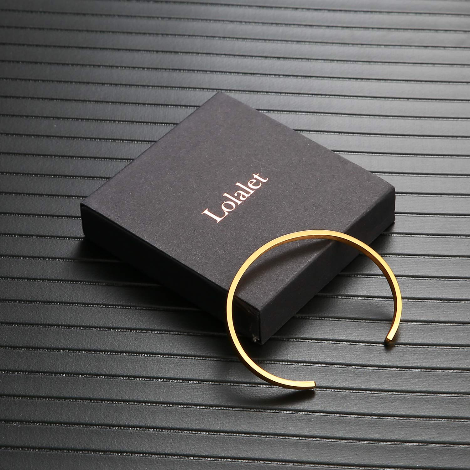 Bransoletka Lolalet Unisex ze stali nierdzewnej - elegancka biżuteria dla mężczyzn i kobiet - obrazek 2