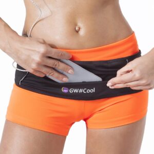 GW#Cool Torba na pasek do biegania wędrówek biegania w terenie fitnessu sportu elastyczna taśma unisex dla dorosłych torby do przechowywania telefonu komórkowego butelki na napoje