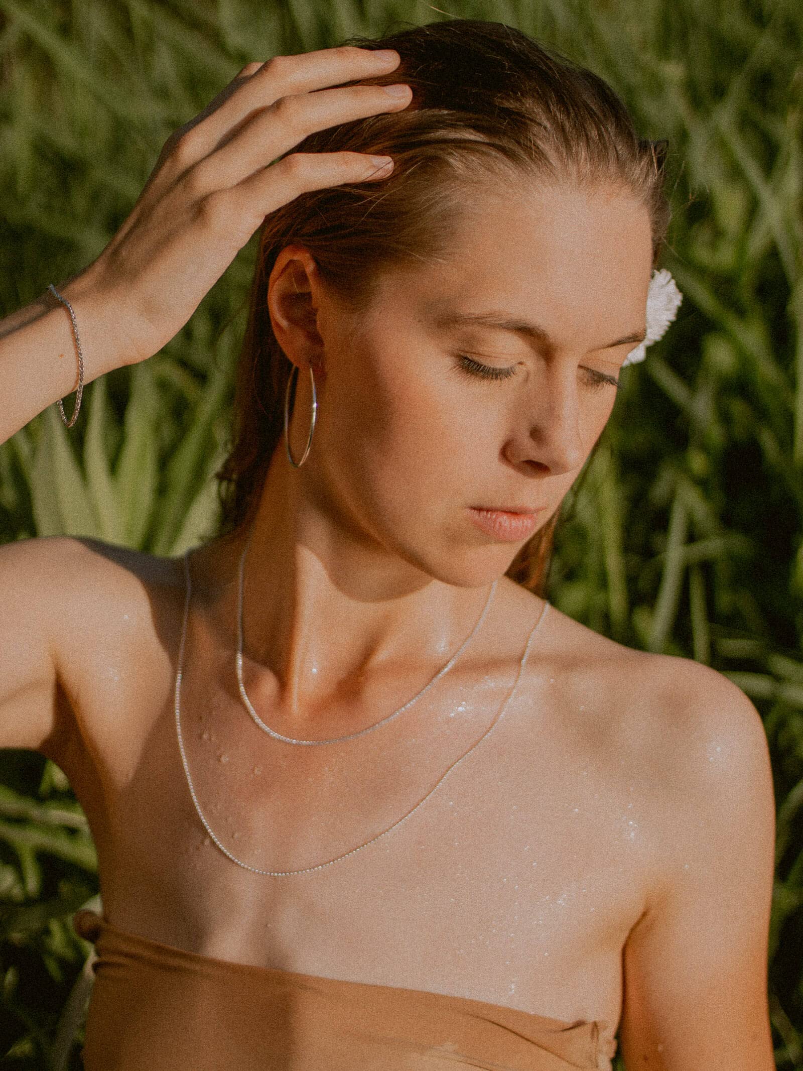 Elegancka bransoletka damska srebro 925 - 15-22cm, 185mm szerokości, bez zawieszki, z etui - obrazek 6