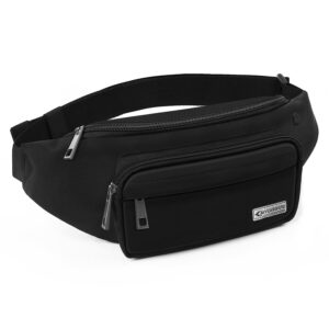 MYCARBON Torba na brzuch czarna duża na telefon komórkowy o przekątnej ekranu 2088 cm (8″) do zabrania w podróż dla