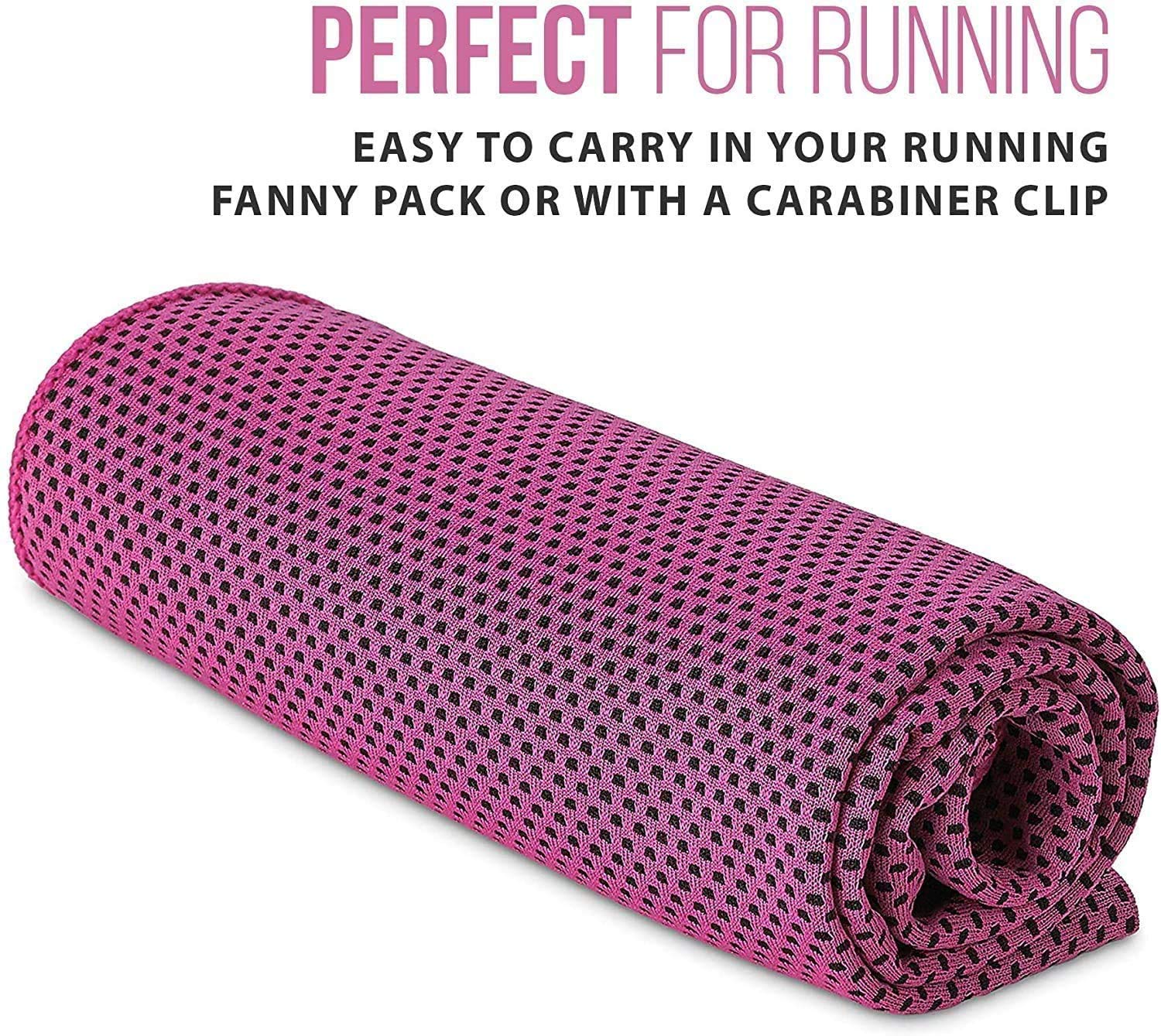 Pasy do biegania dla kobiet i mężczyzn - 2 opakowania + 2 ręczniki sportowe z mikrofibry chłodzące - regulowany pas na butelkę z wodą lekki uchwyt na telefon pas na pieniądze do biegania treningów jazdy na rowerze ... - obrazek 8