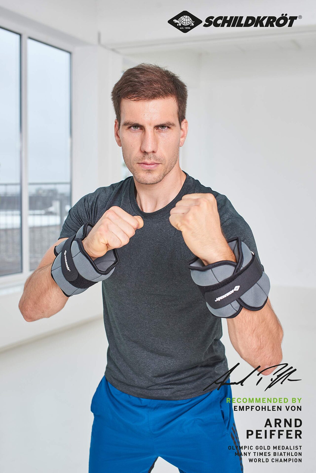 Schildkröt Mankiety obciążnikowe na rękę, nogę, 1,0 kg, zestaw - obrazek 4