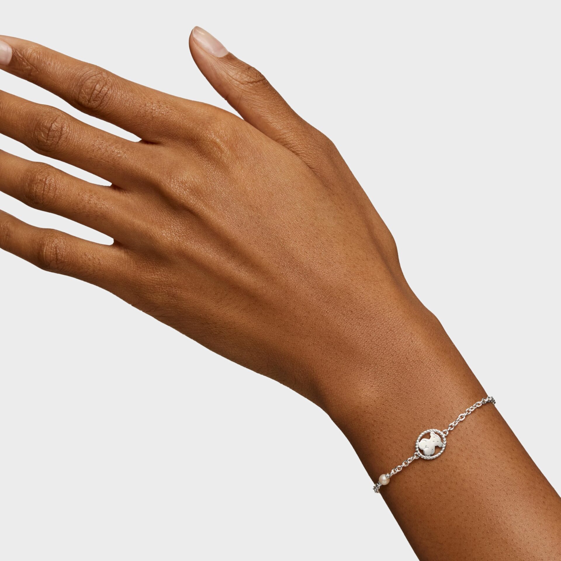 TOUS Camee - bransoletka ze srebra wysokiej próby, z motywem niedźwied - obrazek 2