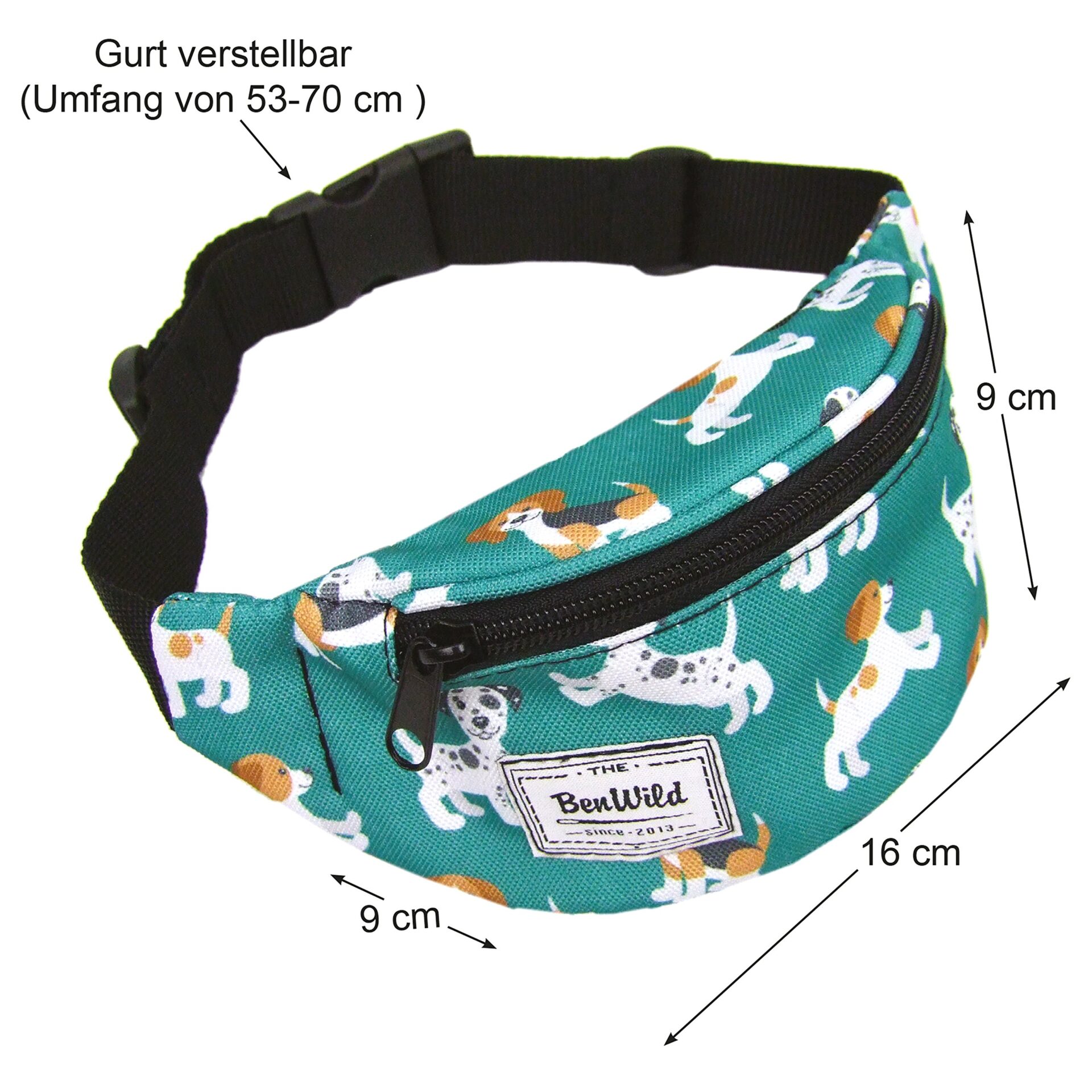 Rawstyle Torba na brzuch, torba biodrowa dla dzieci, regulowany pas bi - obrazek 2