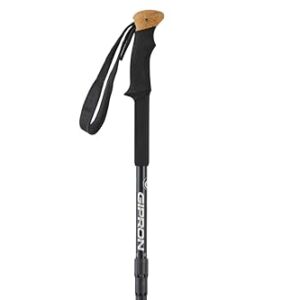 Kij trekkingowy GIPRON BG17-764NW Compact4 czarny - Regulowany teleskopowy aluminiowy