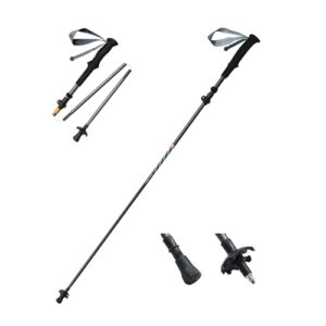 Kijki trekkingowe Naturehike 7075 aluminium 3K Carbon ultralekkie składane 103-135 cm