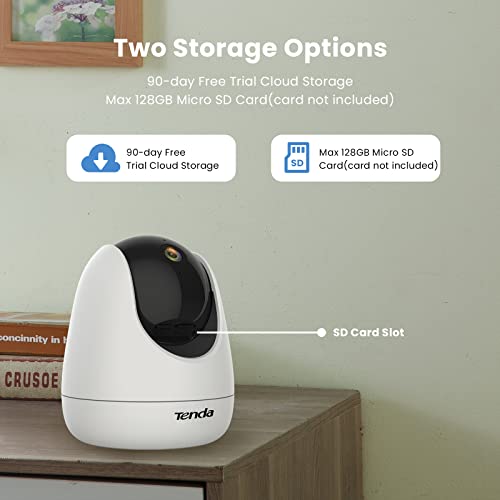 Kamera bezpieczeństwa wewnętrzna Tenda CP3 Pro V1.1, kamera 2K Wi-Fi z - obrazek 3