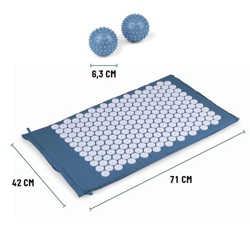 Umbro Mata do akupresury z poduszką, łagodząca ból pleców, mata do aku - obrazek 6