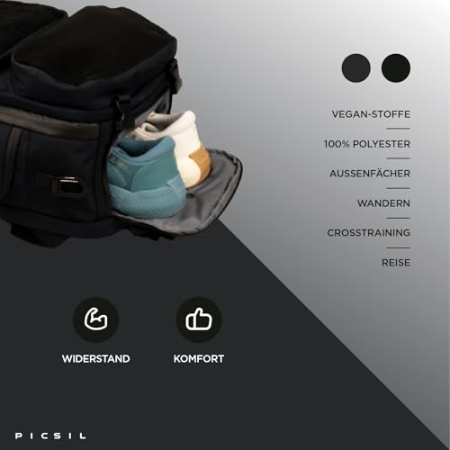 Plecy PICSIL Maverick 2.0: Plecak taktyczny 40 l wodoodporny wojskowy - obrazek 2