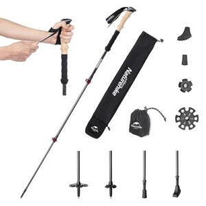 Trzyczęściowy kij trekkingowy z włókna węglowego - najlepszy wybór dla pasjonatów wędrówek