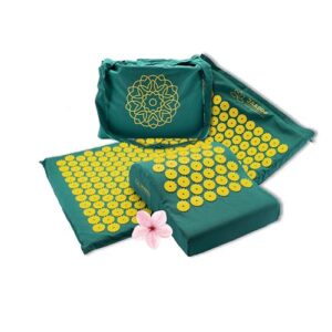 Mata do akupresury z poduszką i torbą - Zestaw 2021 | Maty do masażu fakir - JAADOO | Akupunktura i relaksacja w domu