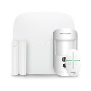 AJAX Alarm Security STARTERKIT CAM/Plus White 20294 - Orac Decor - Sicherheitssystem - Montage erforderlich - Weiß - Monitoring - UPC: 810031990740