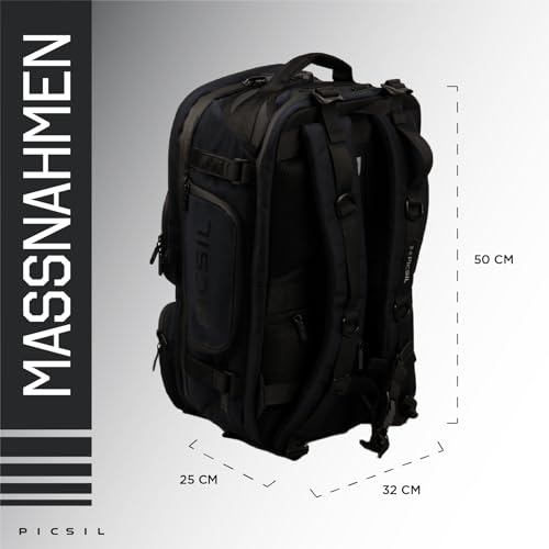 Plecy PICSIL Maverick 2.0: Plecak taktyczny 40 l wodoodporny wojskowy - obrazek 3