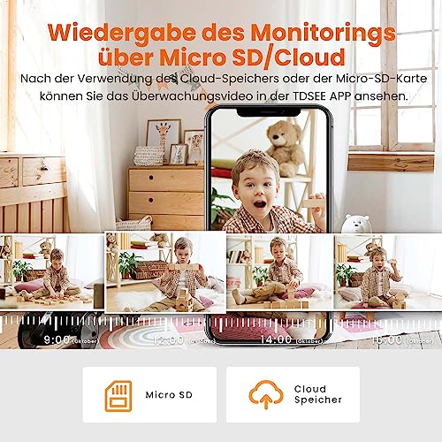 Kamera bezpieczeństwa wewnętrzna Tenda CP3 Pro V1.1, kamera 2K Wi-Fi z - obrazek 6