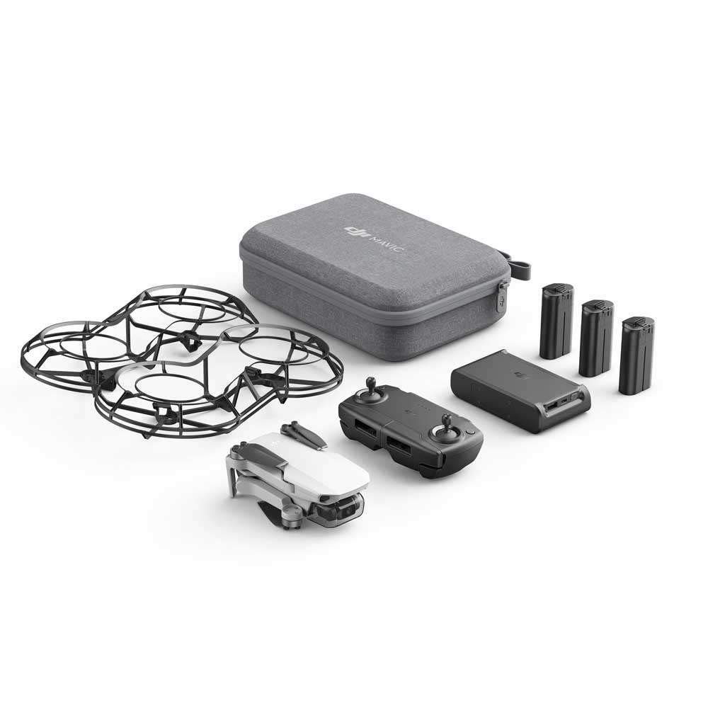 Dji Mavic Mini Combo DJIMAVMICOMB-UK Dron Latający, 250 g, Szary/Biały