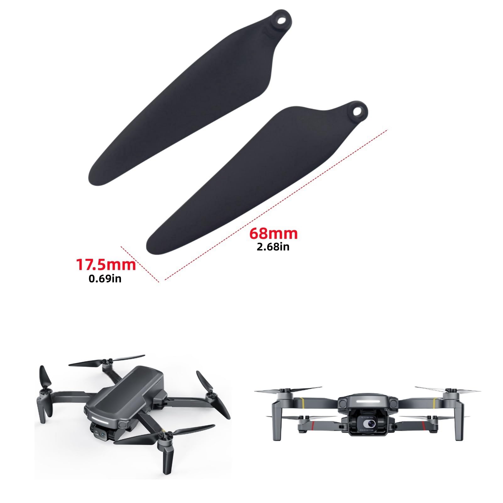 16 sztuk śmigło do HS360S Aerial Quadcopter RC Drone Blade Parts - BLLRC, Wysokiej Jakości, Łatwe w Instalacji, Zestaw 16 Sztuk, Drony - obrazek 7