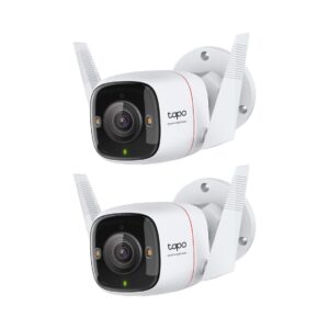 TP-Link Tapo C310P2 | Zestaw 2 kamer zewnętrznych Wi-Fi 3MP | Tryb noc