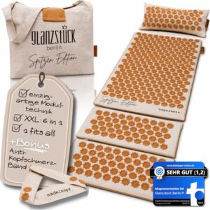 Mata do akupresury XXL zestaw dla całego ciała, idealna dla początkują