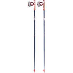 LEKI Pacemaker Kijki Nordic Walking Dark Blue Metalic/Biały/Neon Red 100