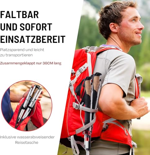 Atacama Kijki trekkingowe, teleskopowe, do nordic walking z uchwytem k - obrazek 8