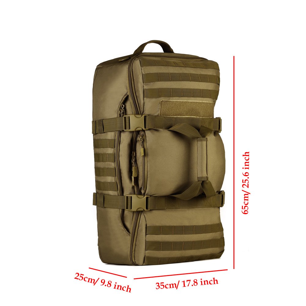 Yuhan Plecak taktyczny 60 l, system mocowania Molle, do wędrówek, trek - obrazek 6