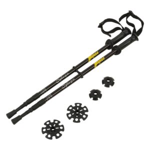 Teleskopowe koszyki trekkingowe ANDE A32003A-0590 unisex czarne